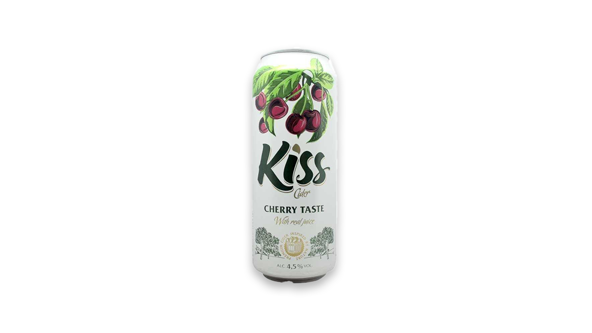 Kiss Cherry Cider Can 500ml | 4.5% ABV
