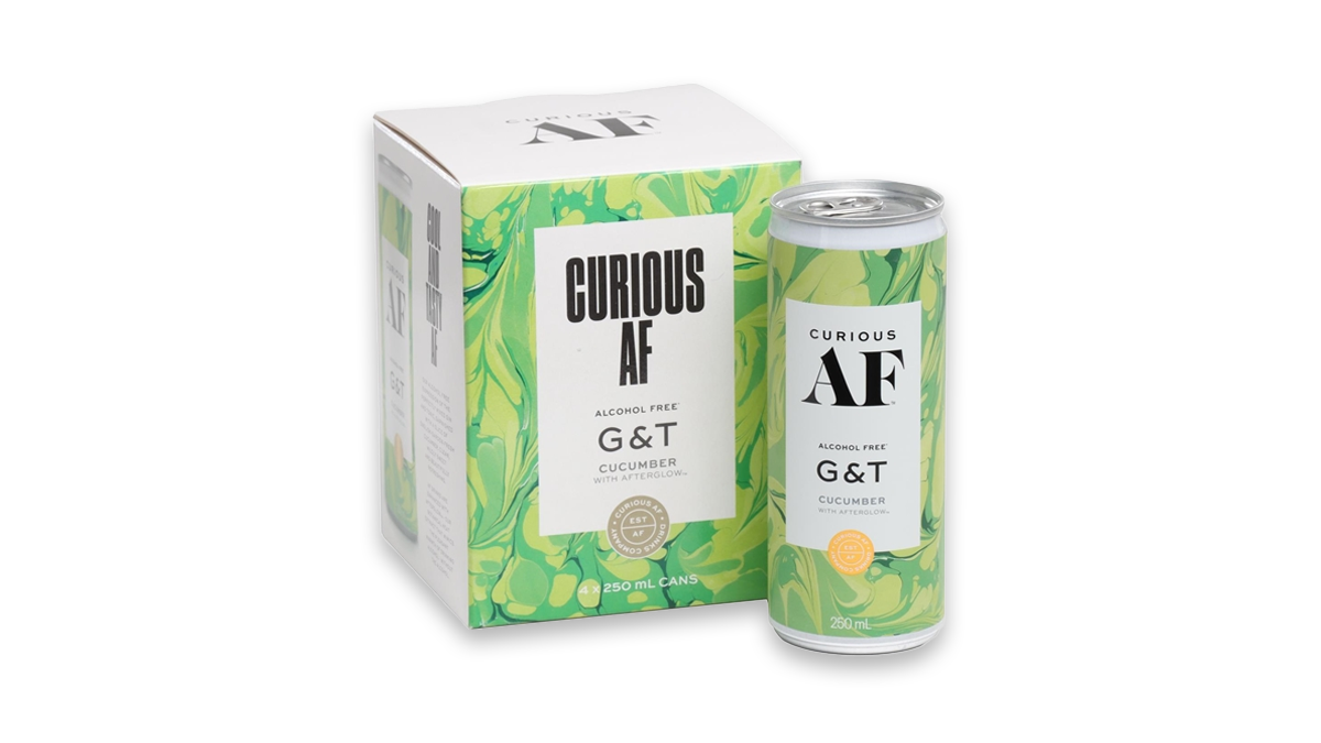 AF Cucumber Gin & Tonic Cans 4x250ml | Non-alcoholic