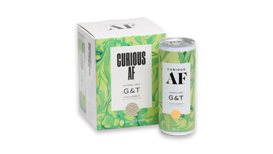 AF Cucumber Gin & Tonic Cans 4x250ml | Non-alcoholic