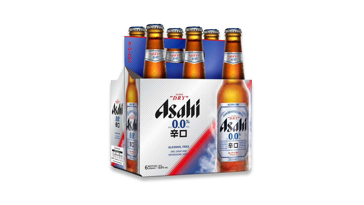 Asahi 0% Bottles 6x330ml | 0.0% ABV