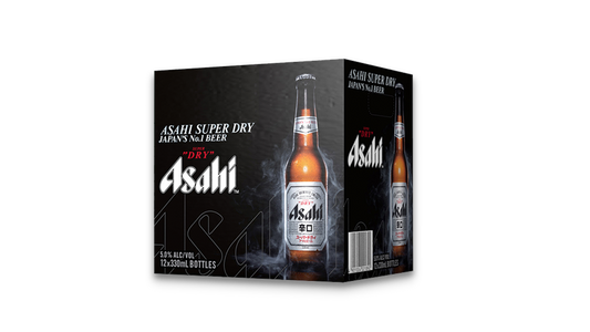 Asahi Super Dry Bottles 12x330ml | 5.0% ABV