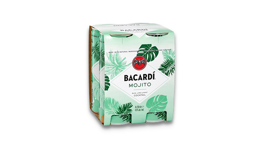 Bacardi Mojito 4x250ml | 4.8% ABV