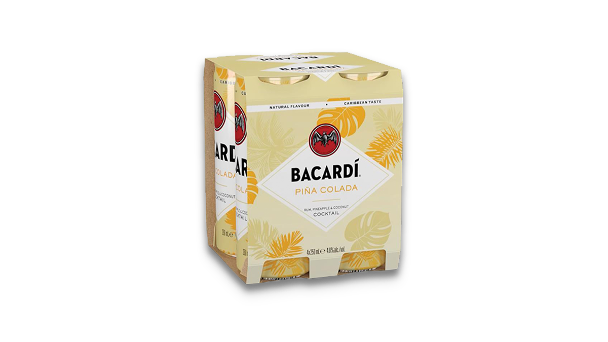 Bacardi Pina Colada 4x250ml | 4.8% ABV