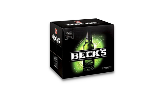 Beck's Lager Bottles 12x330ml | 4.0% ABV