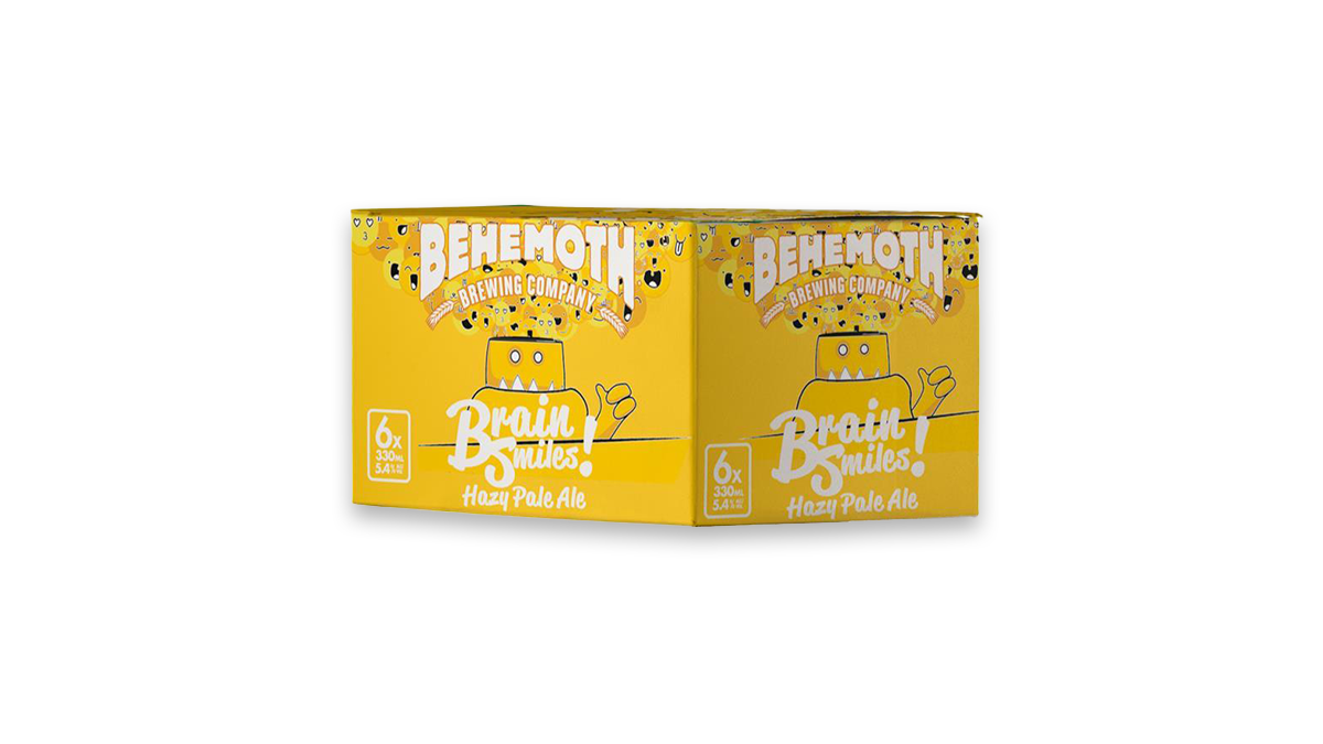 Behemoth Brain Smiles Hazy Pale Ale  6x330ml  | 5.4% ABV