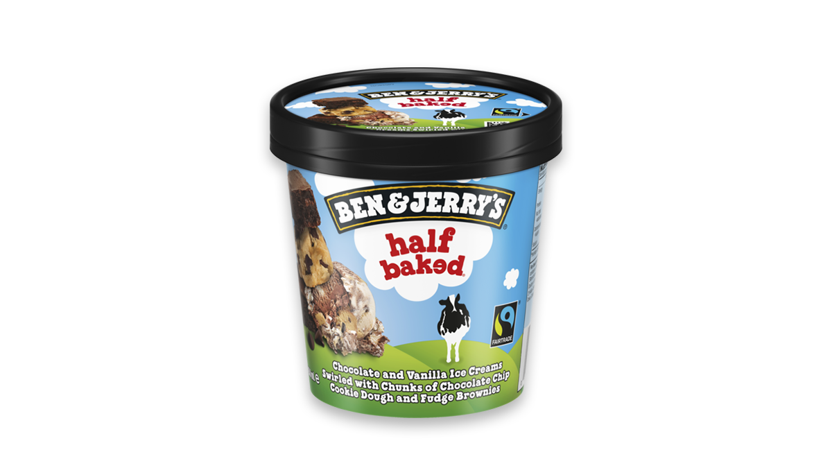 Ben & Jerry's Half Baked Ice Cream 458ml