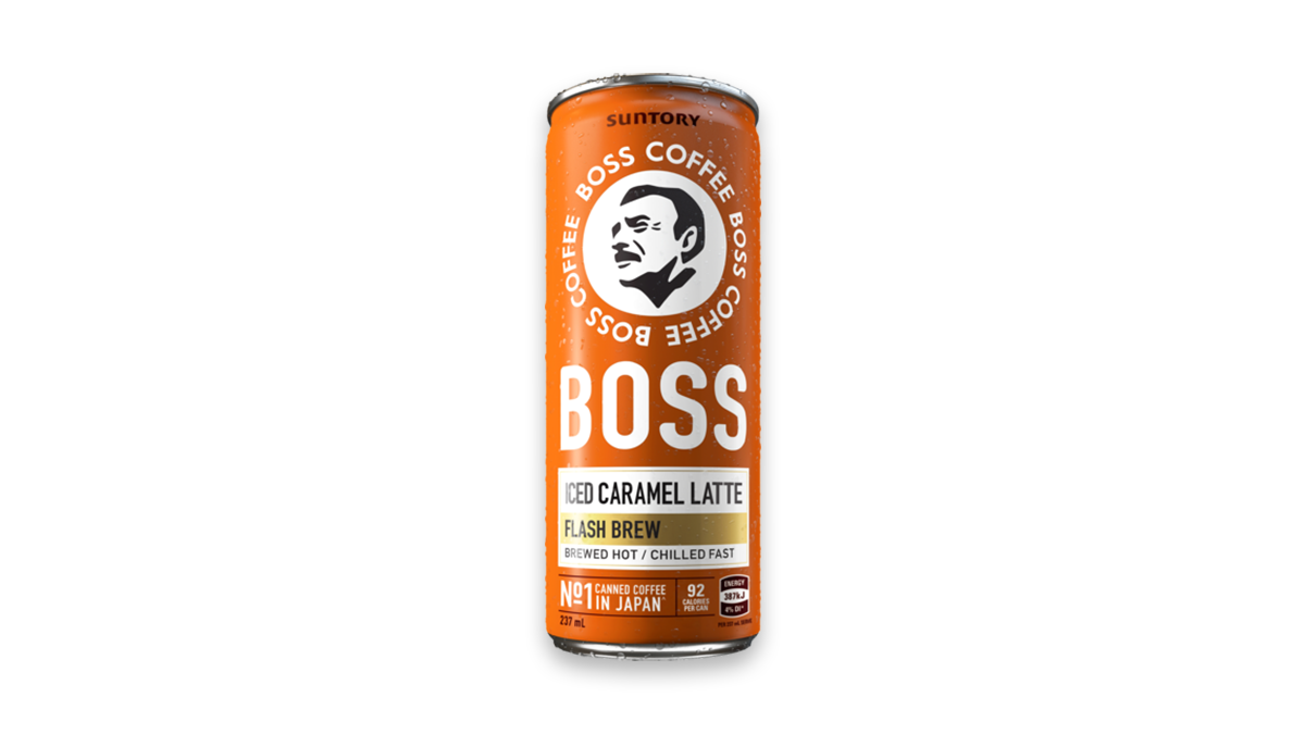 Boss Iced Caramel Latte Flash Brew 237ml