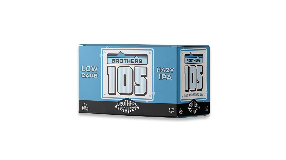 Brothers Beer 105 Low Carb Hazy IPA Cans 6x330ml | 4.5% ABV