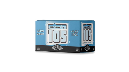 Brothers Beer 105 Low Carb Hazy IPA Cans 6x330ml | 4.5% ABV