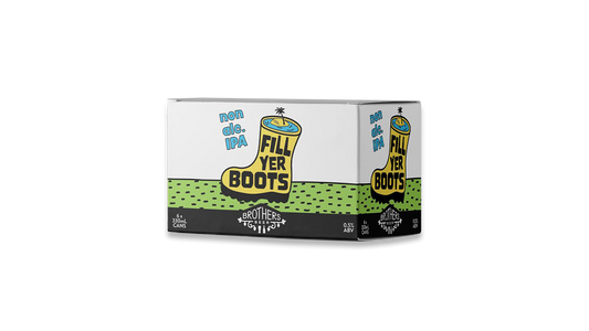 Brothers Beer Fill Yer Boots Cans 6x330ml | 0.5% ABV