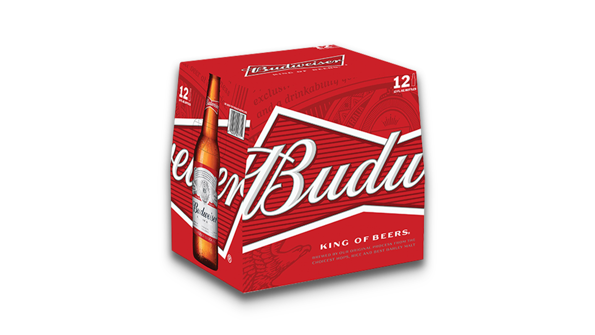 Budweiser Lager Bottles 12x355ml | 5.0% ABV