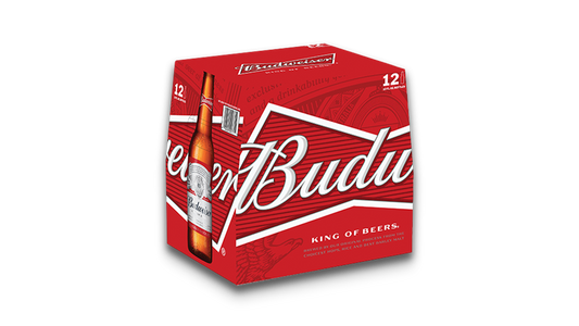 Budweiser Lager Bottles 12x355ml | 5.0% ABV