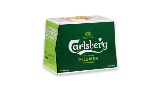 Carlsberg Pilsner Bottles 15x330ml | 5.0% ABV