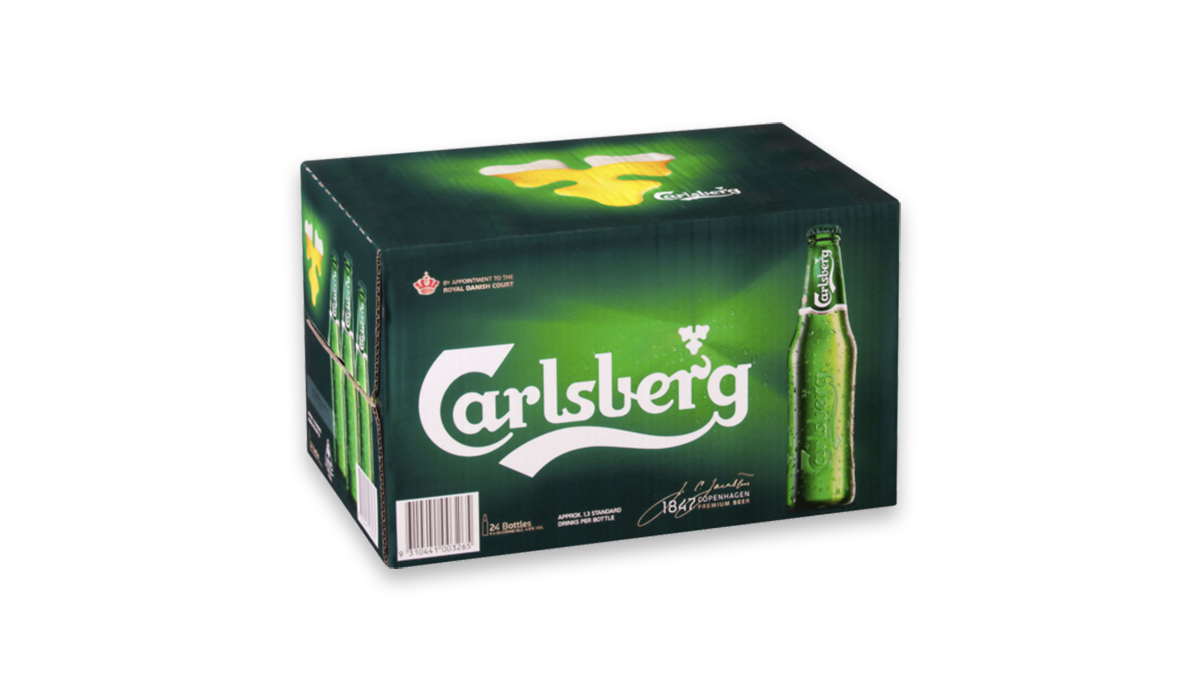 Carlsberg Pilsner Bottles 24x330ml | 5.0% ABV