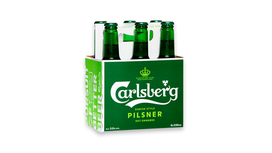 Carlsberg Pilsner Bottles  6x330ml | 5.0% ABV