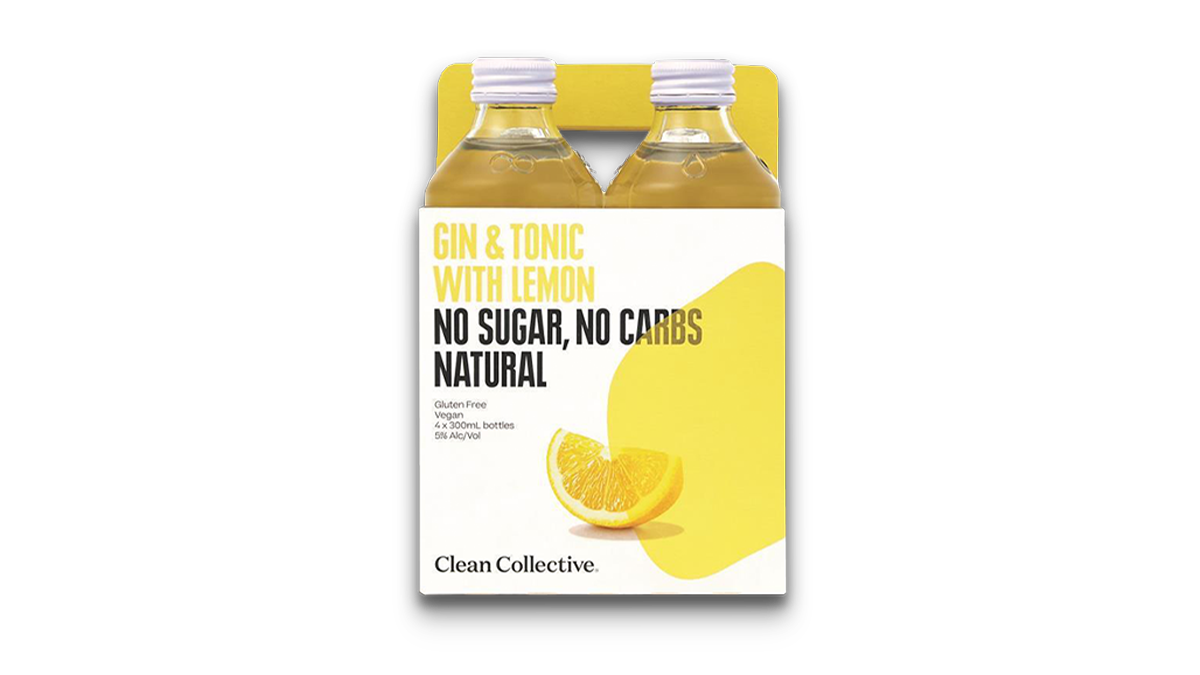 Clean Co Gin & Tonic with Lemon 4x300ml | 5.0% ABV