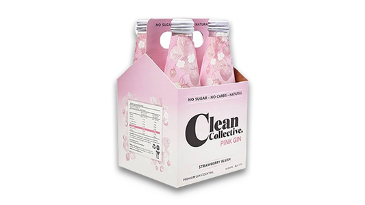 Clean Co Pink Gin Strawberry Blush 4x300ml | 5.0% ABV