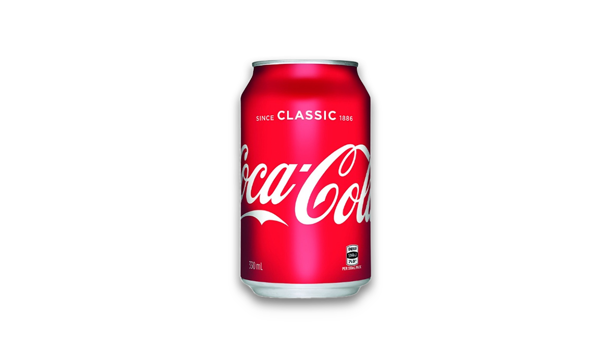 Coca Cola Classic Soft Drink Can 330ml