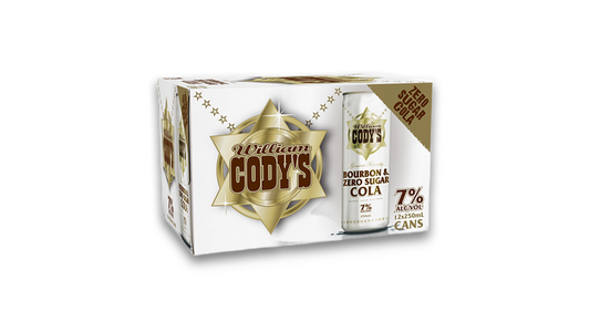 Cody's Zero Sugar Cola 12x250ml | 7.0% ABV