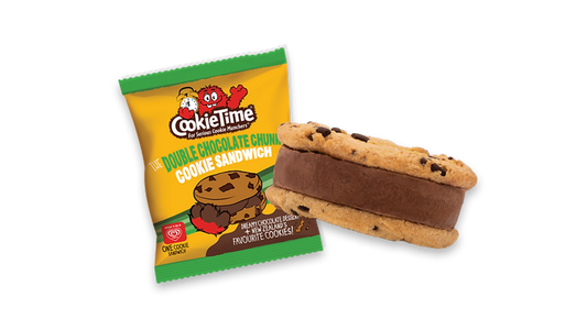 Cookie Time Double Chocolate Sandwich Frozen Dessert Single