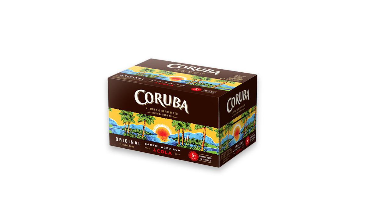 Coruba & Cola Cans 5% 12x250ml | 5.0% ABV