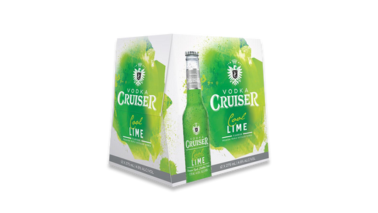 Vodka Cruiser Cool Lime Bottles 12x275ml | 4.8% ABV