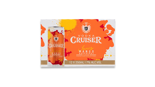 Vodka Cruiser Mango Raspberry Cans 12x250ml | 7.0% ABV