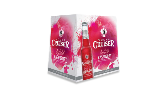 Vodka Cruiser Raspberry Bottles 12x275ml | 4.8% ABV