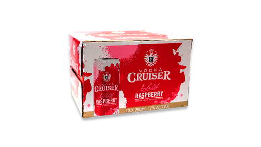 Vodka Cruiser Raspberry Cans 12x250ml | 7.0% ABV