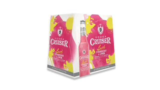 Vodka Cruiser Strawberry & Lemon Bottles 12x275ml | 4.8% ABV