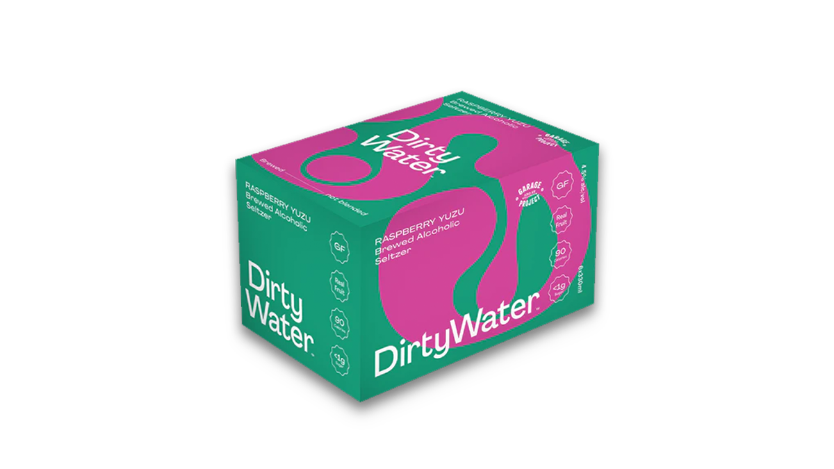 Dirty Water Raspberry Yuzu Cans 6x330ml | 4.5% ABV