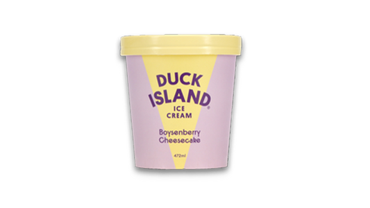 Duck Island Boysenberry Cheesecake Ice Cream 472ml