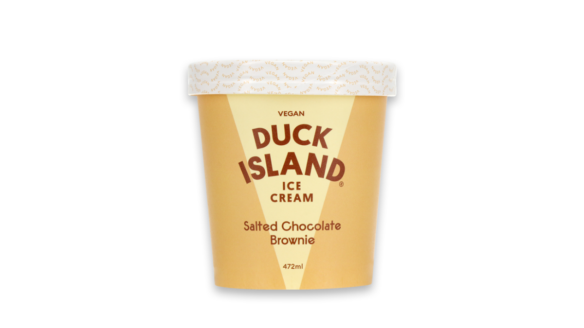 Duck Island Salted Chocolate Brownie Ice Cream 472ml