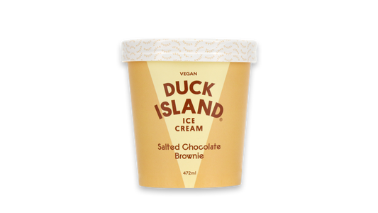 Duck Island Salted Chocolate Brownie Ice Cream 472ml