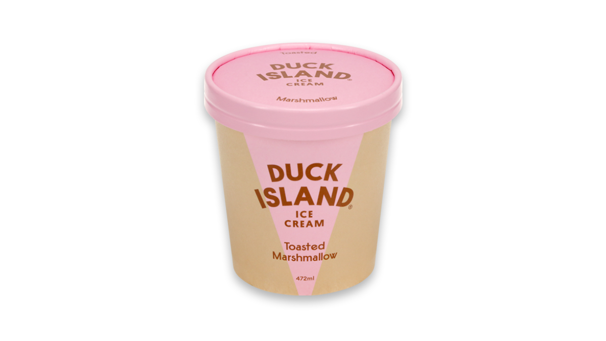 Duck Island Toasted Marshmallow Ice Cream 472ml