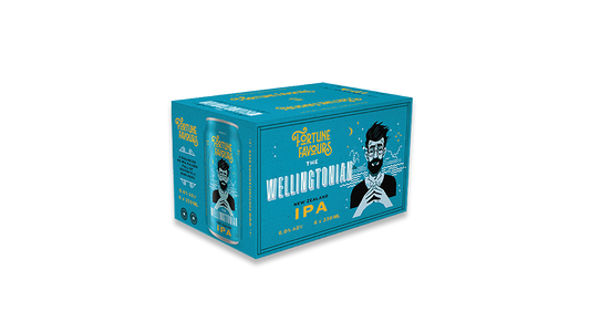 Fortune Favours The Wellingtonian NZ IPA Cans 6x330ml | 6.0% ABV