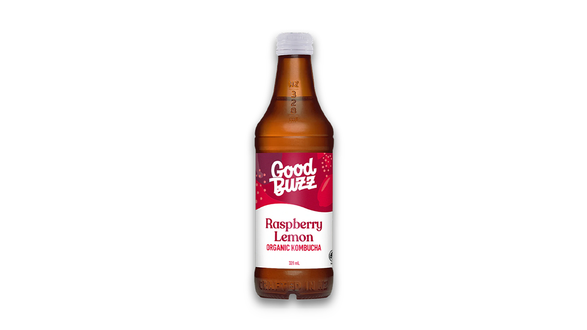 Good Buzz Raspberry Lemon Kombucha 328ml