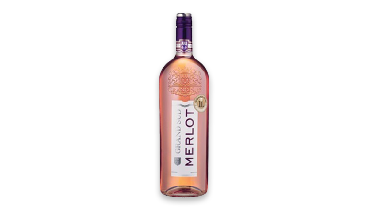 Grand Sud French Merlot Rose White Wine 1L | 12.5% ABV