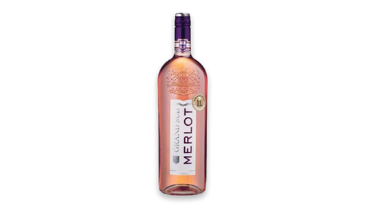 Grand Sud French Merlot Rose White Wine 1L | 12.5% ABV