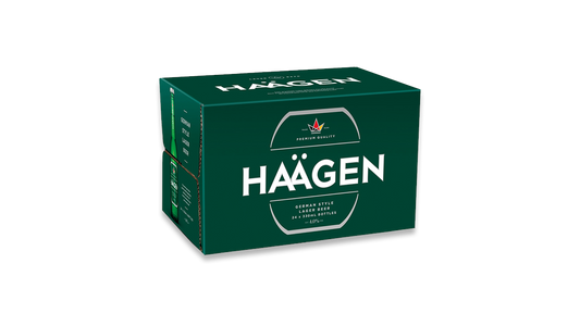 Haägen Lager Bottles 24x330ml | 4.0% ABV