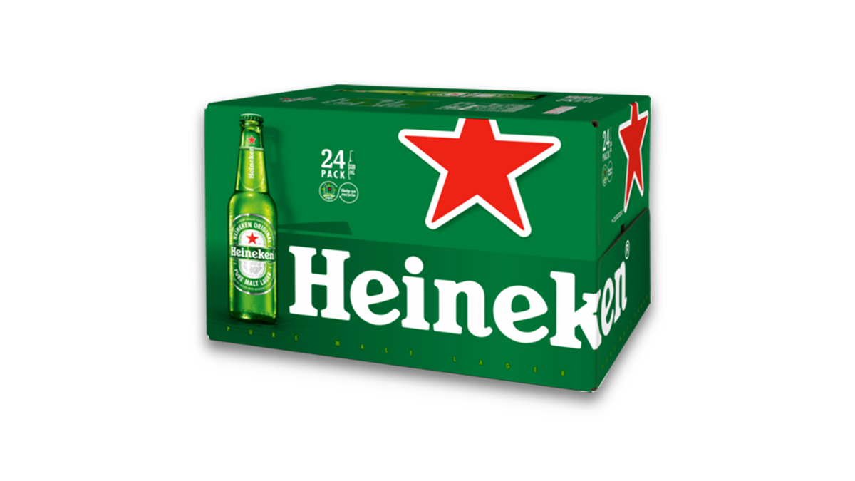 Heineken Bottles 24x330ml | 5.0% ABV