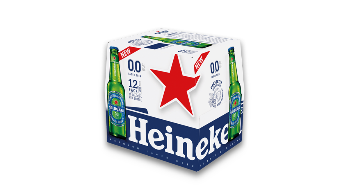 Heineken Zero Bottles 12x330ml | Alcohol Free