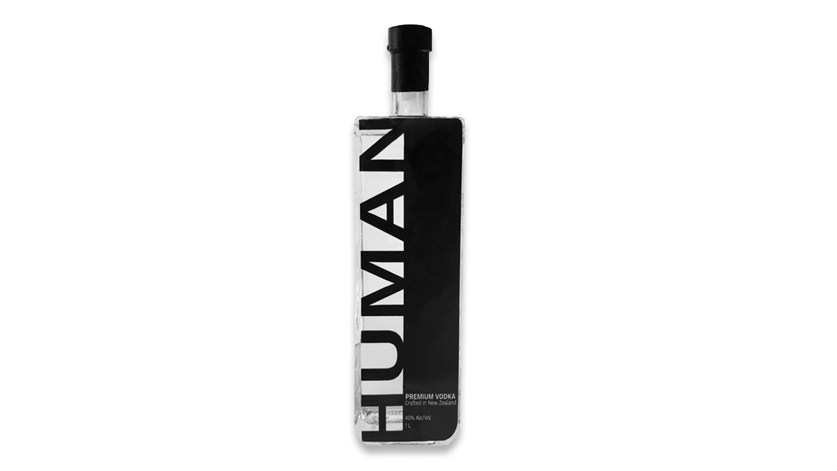 Human Premium NZ Vodka Black Edition 40% 1L | 40.0% ABV