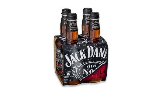 Jack Daniels & Cola Bottles 4x330ml | 7.0% ABV