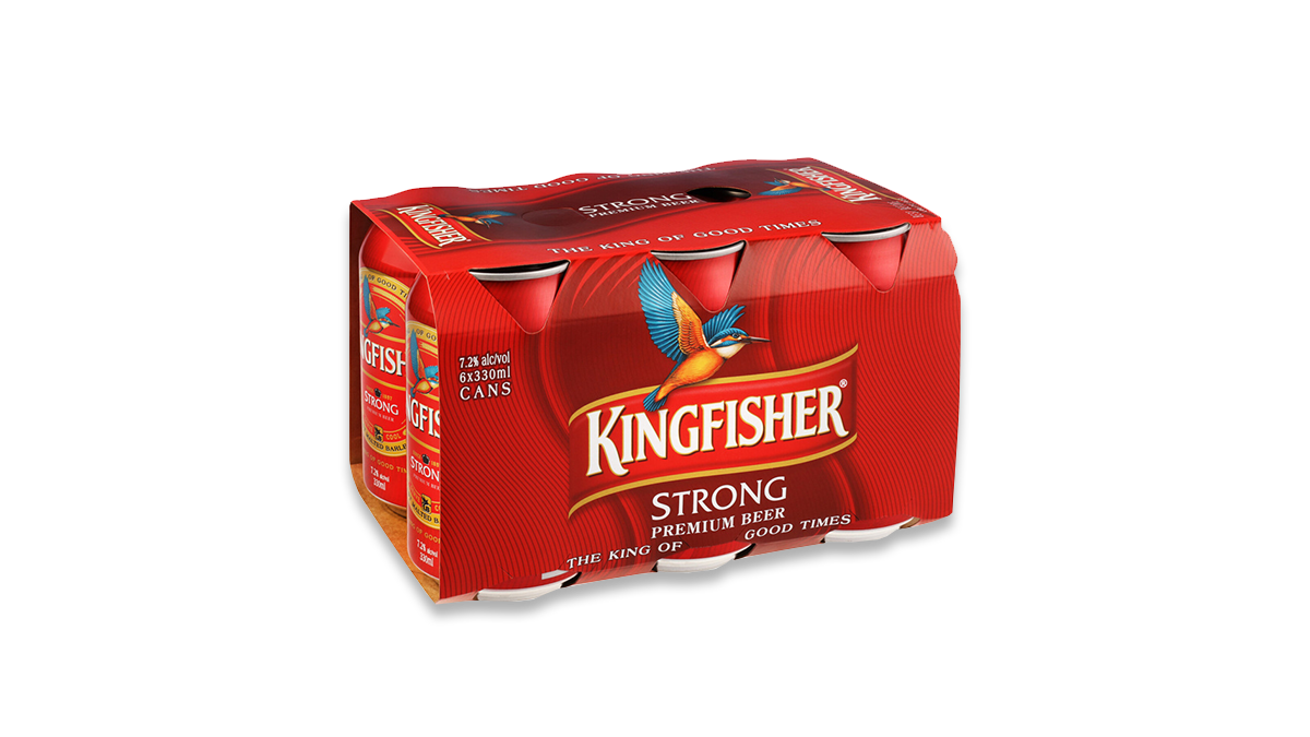 Kingfisher Strong Cans 6x330ml | 7.0% ABV