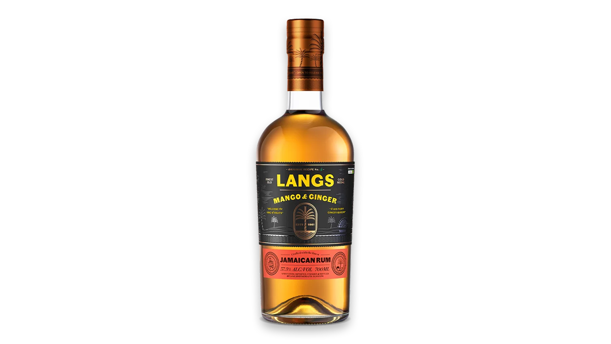 Langs Mango Ginger Rum 700ml | ‎37.5 % ABV