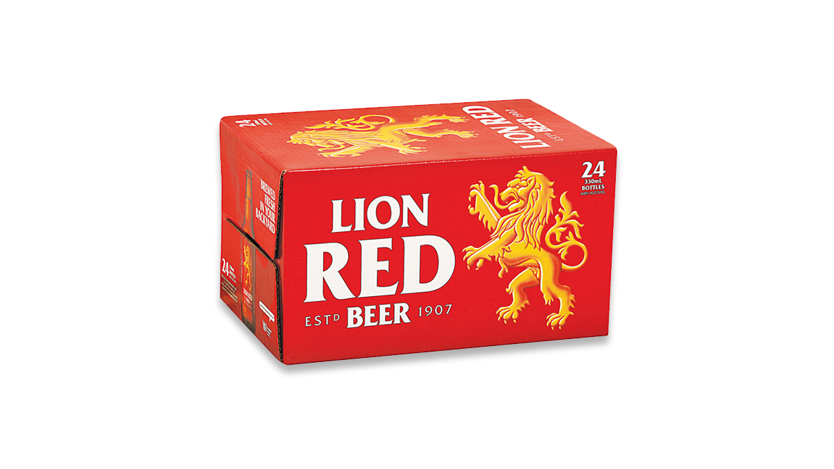 Lion Red Bottles 24x330ml | 4.0% ABV