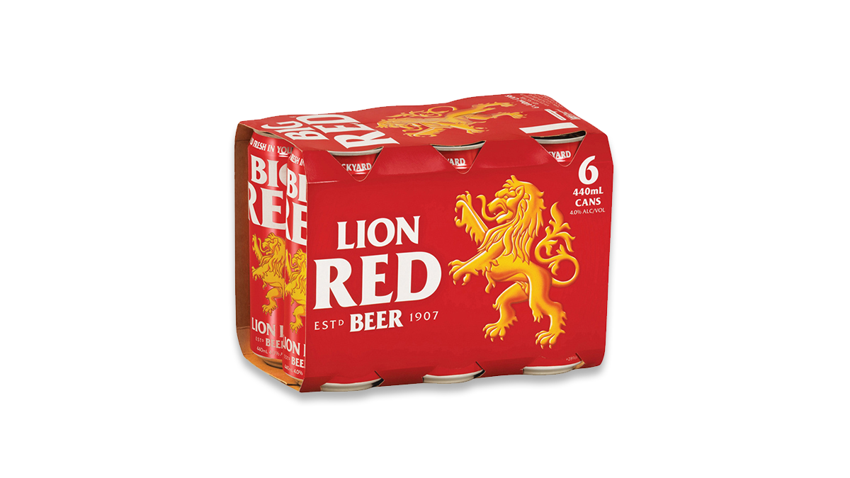 Lion Red Cans 6x440ml | 4.0% ABV