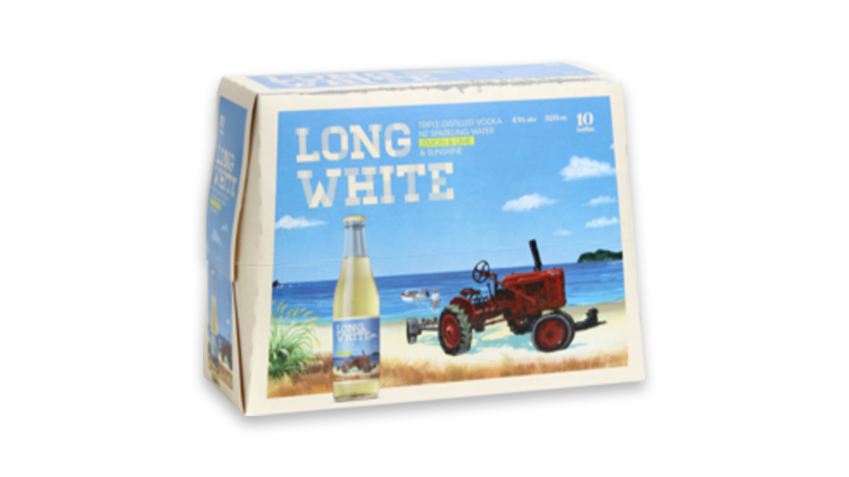 Long White Lemon & Lime 10x320ml Bottles | 4.1% ABV