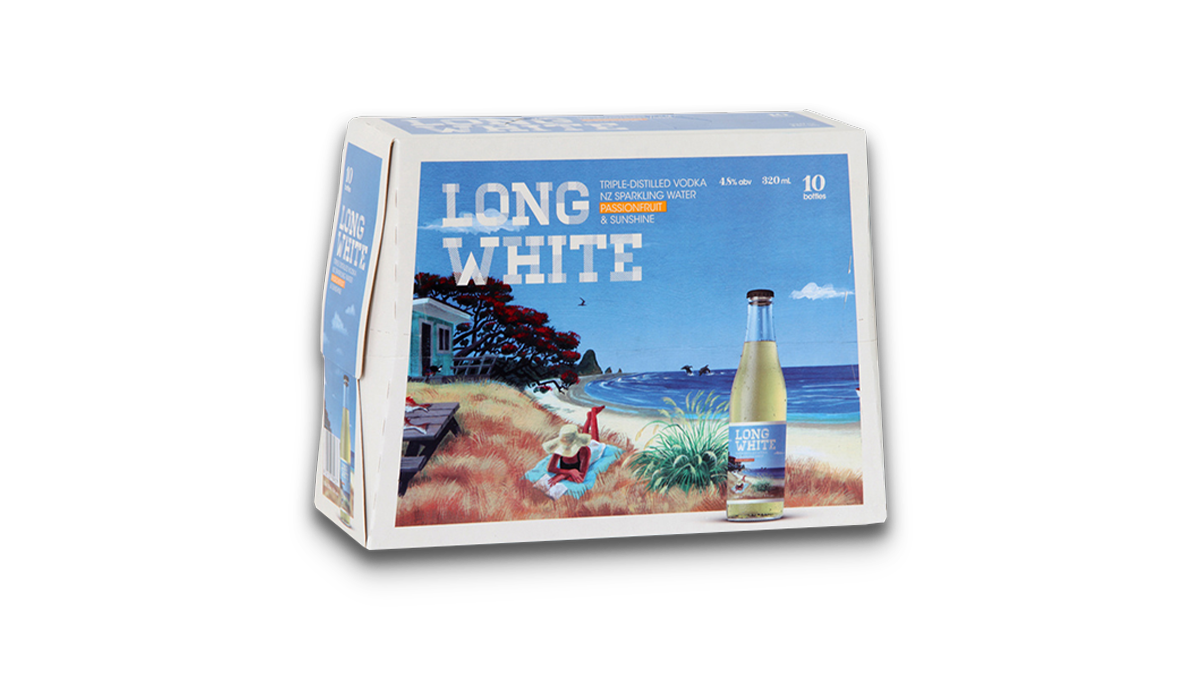 Long White Passionfruit Bottles 10x320ml | 4.1% ABV